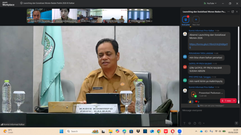 Dokumentasi Monitoring atas Layanan Informasi PPID